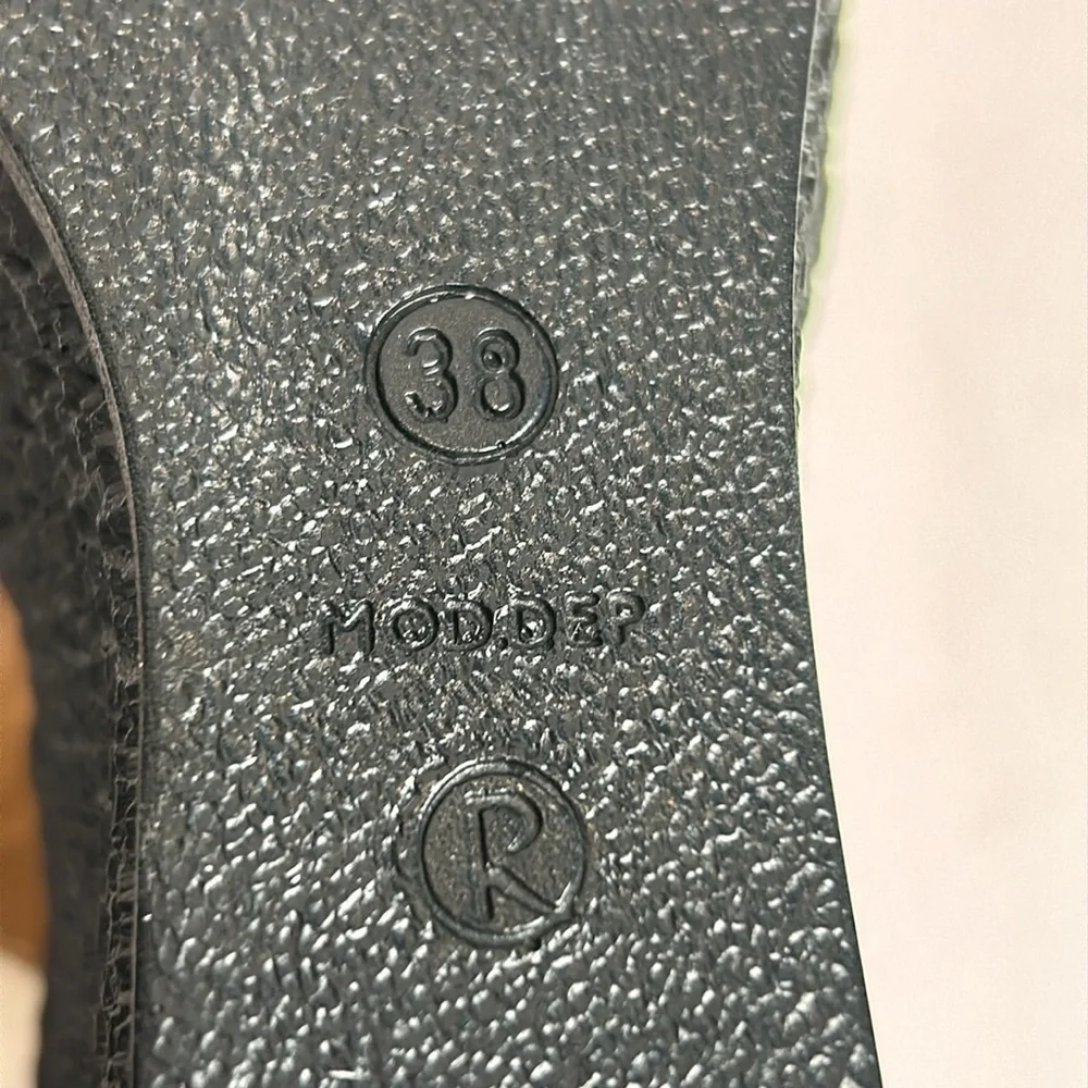 Russell & Bromley London Moddep Black Espadrille Wedge Sandals